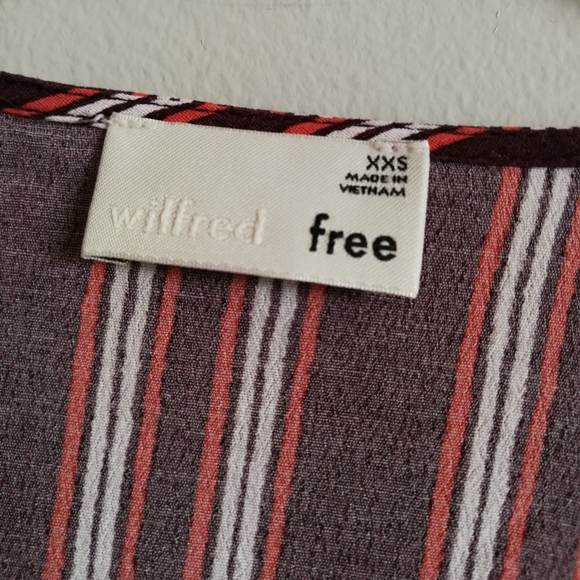 Aritzia Wilfred Free Shannon Tie Waist Blouse - Picture 4 of 5